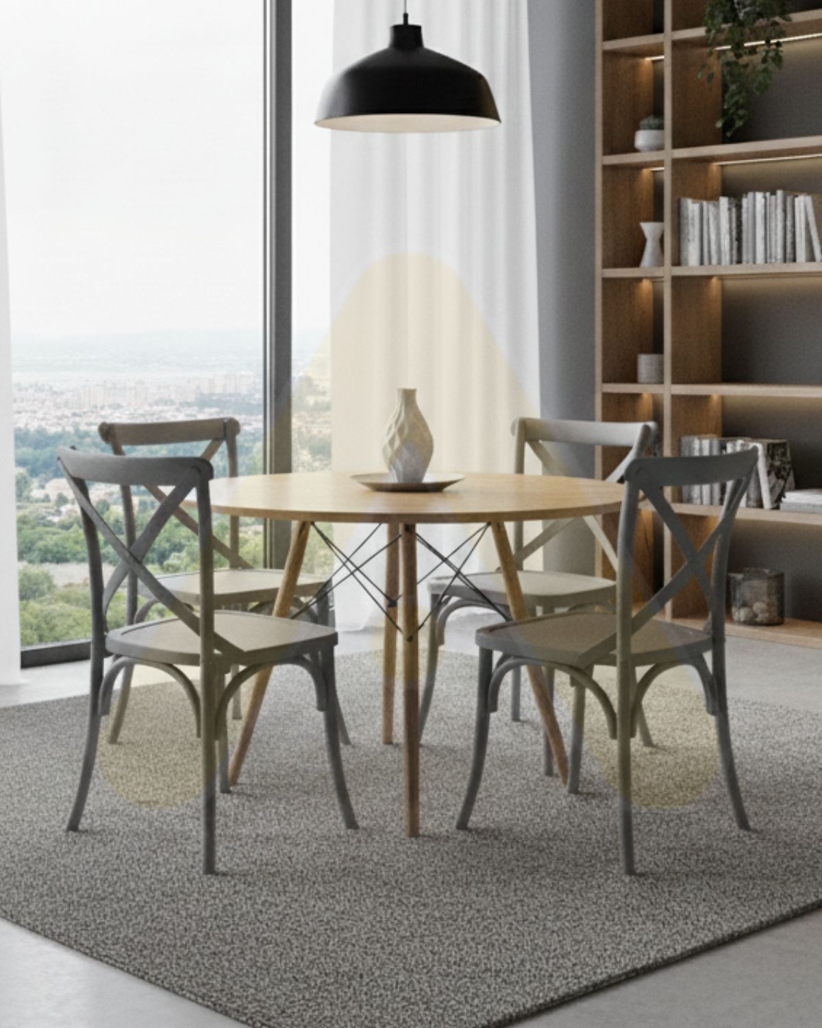 Comedor Sena Eames Wood