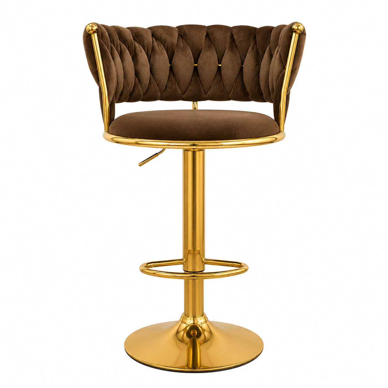 Taburete Queen Terciopelo (Ajustable)