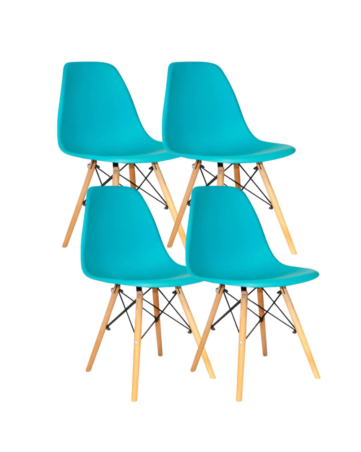 Pack 4 Sillas Eames