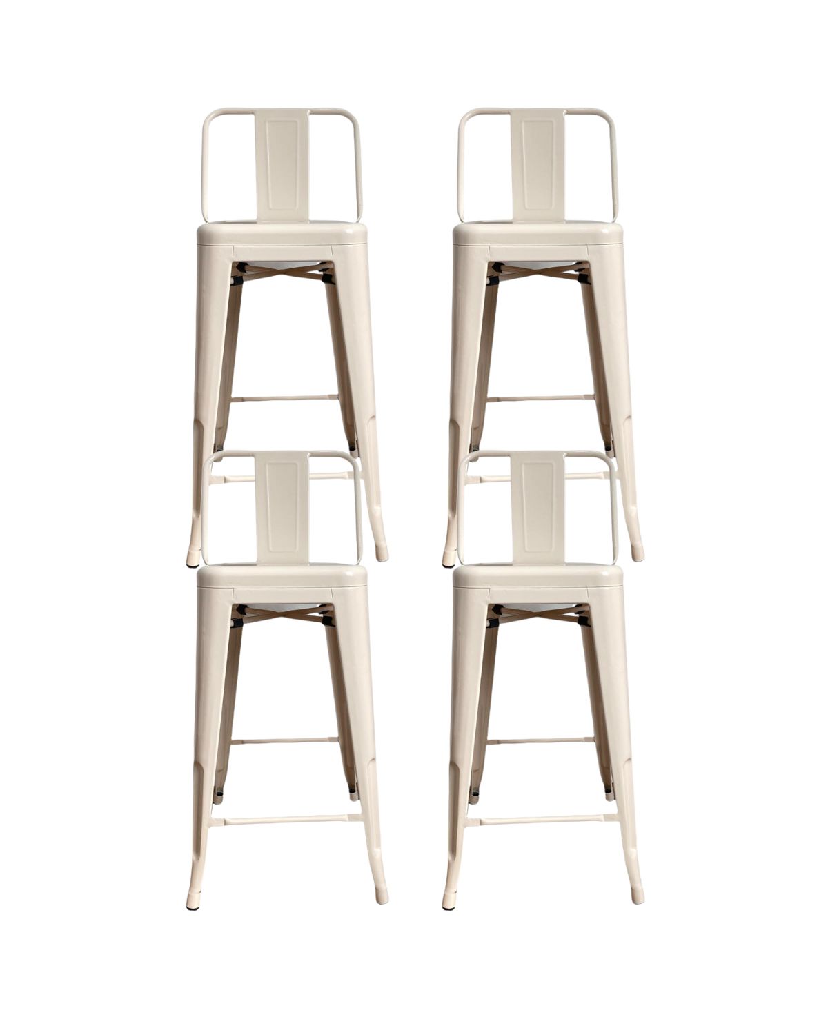 Pack 4 Taburetes Tolix 64 cm