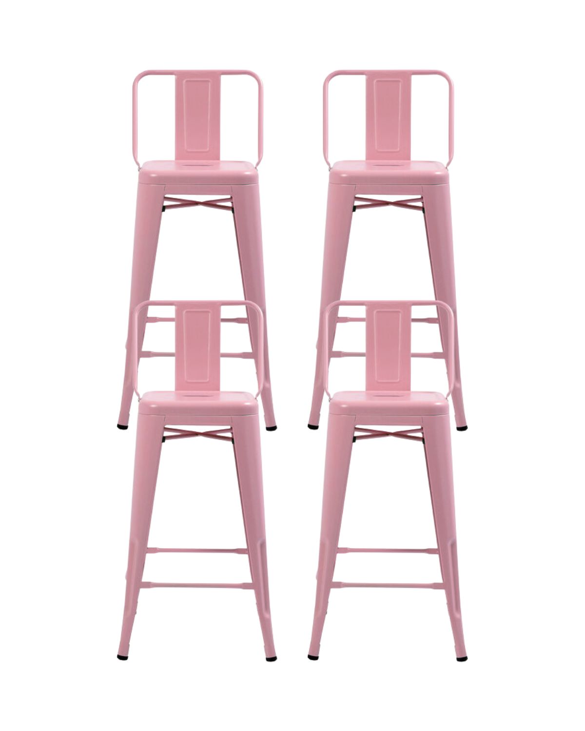 Pack 4 Taburetes Tolix 64 cm