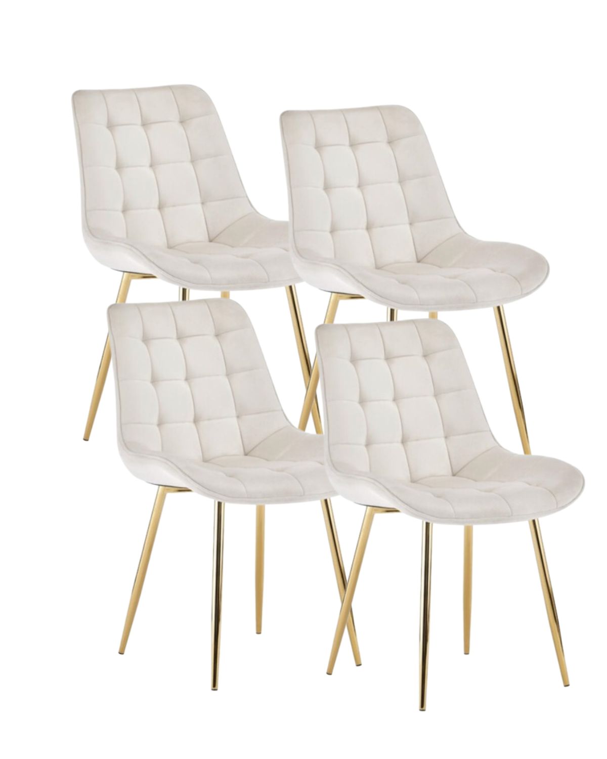 Pack 4 Sillas Roma Felpa