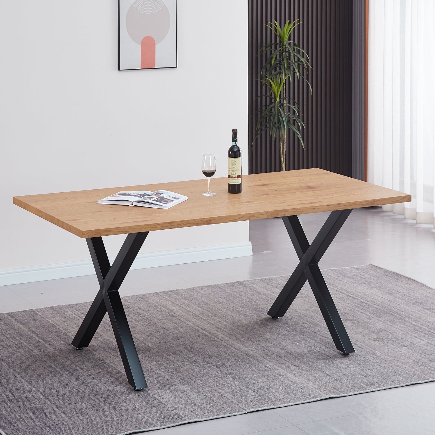 Mesa Cross Industrial 180x90 cm