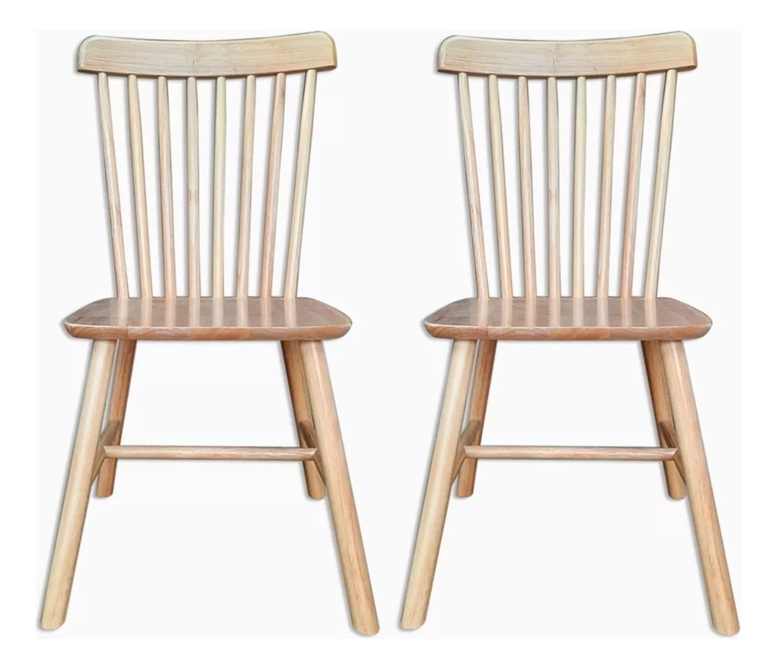 Pack 2 Sillas Windsor Madera