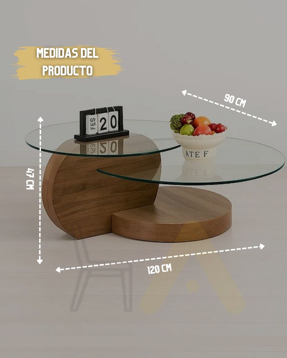 Mesa de centro Glassy