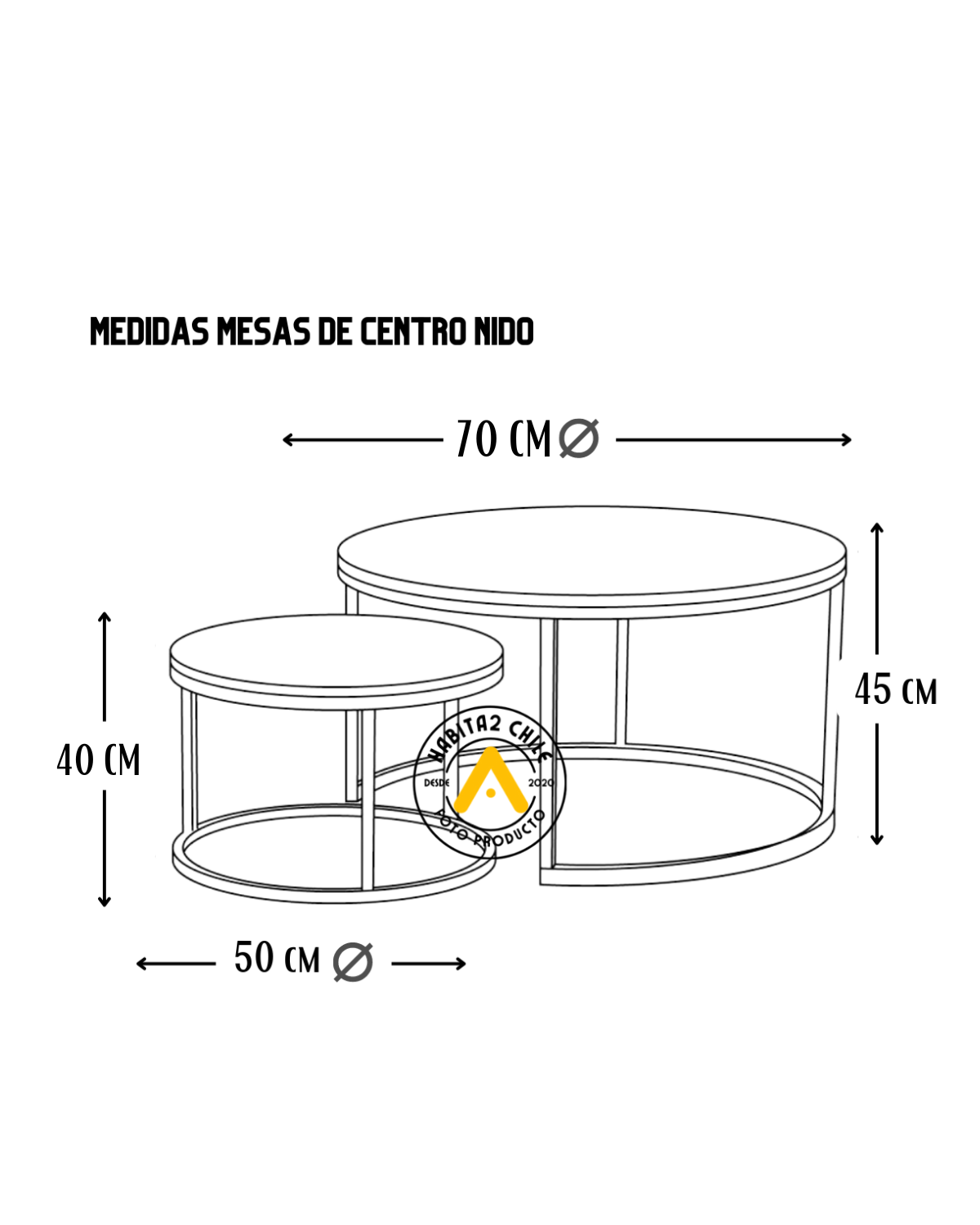 Mesa de Centro Nido