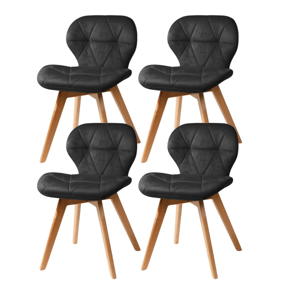 Pack 4 Sillas Velvet