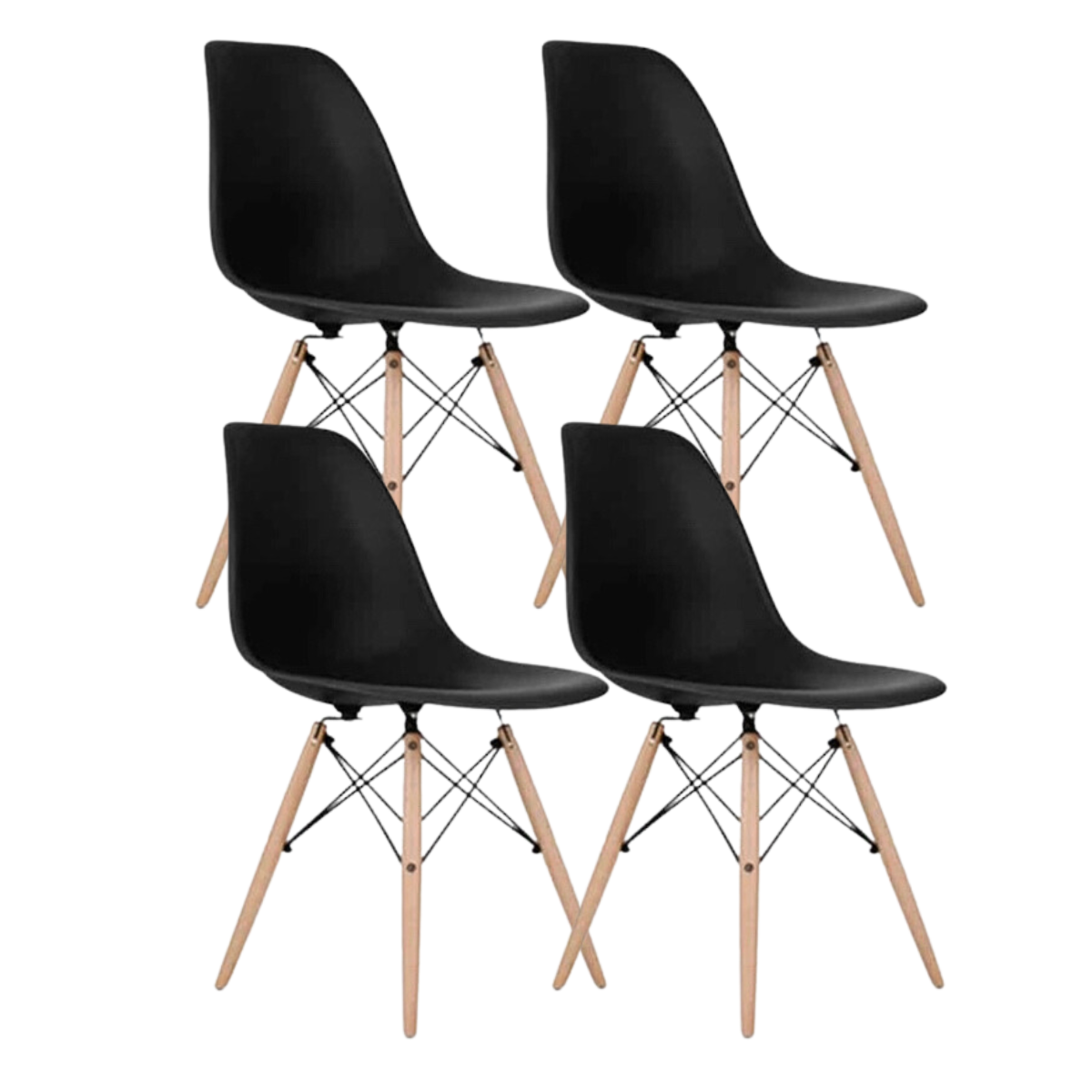 Pack 4 Sillas Eames