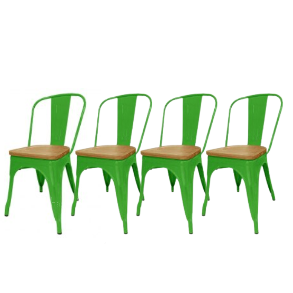 Pack 4 sillas Tolix Wood