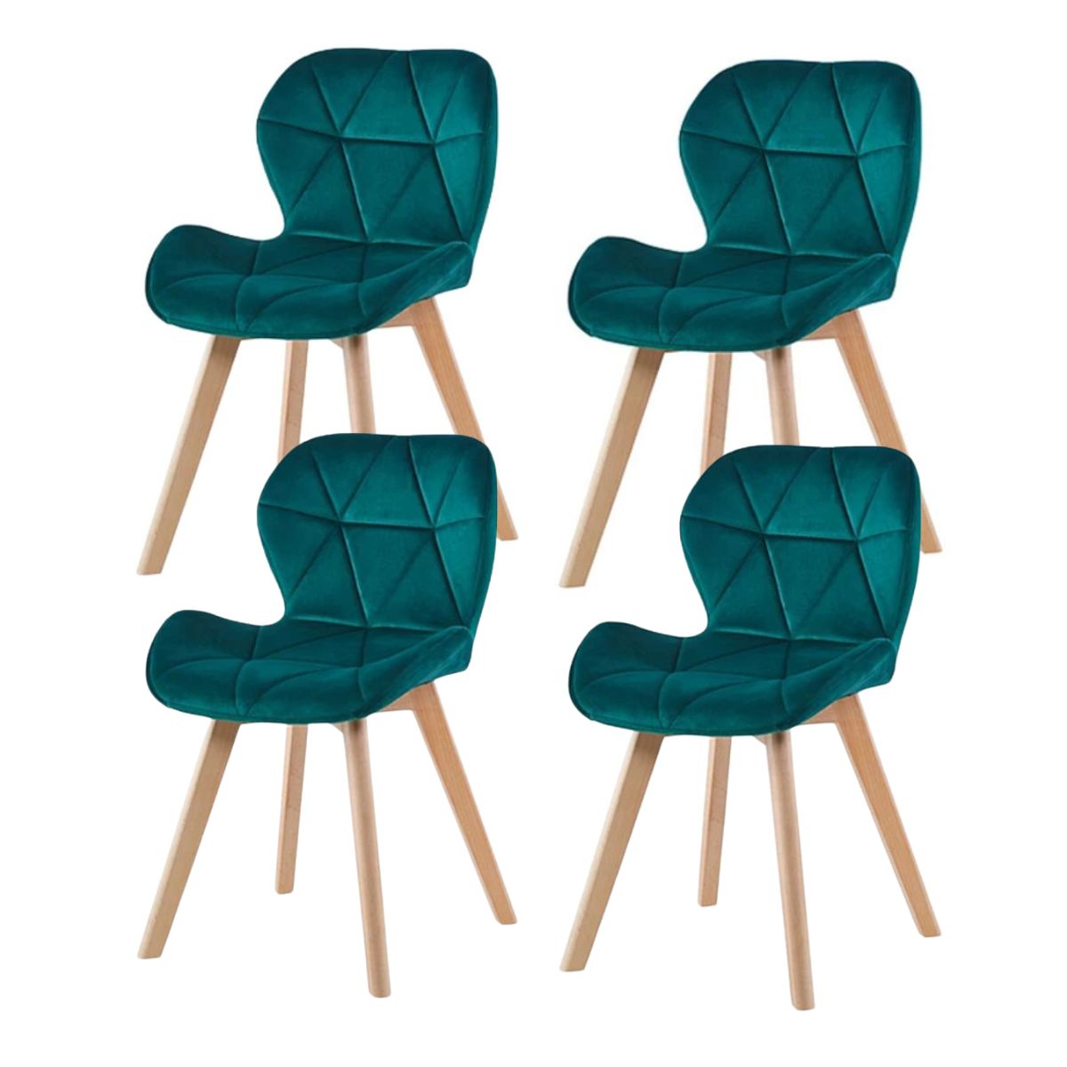Pack 4 Sillas Velvet