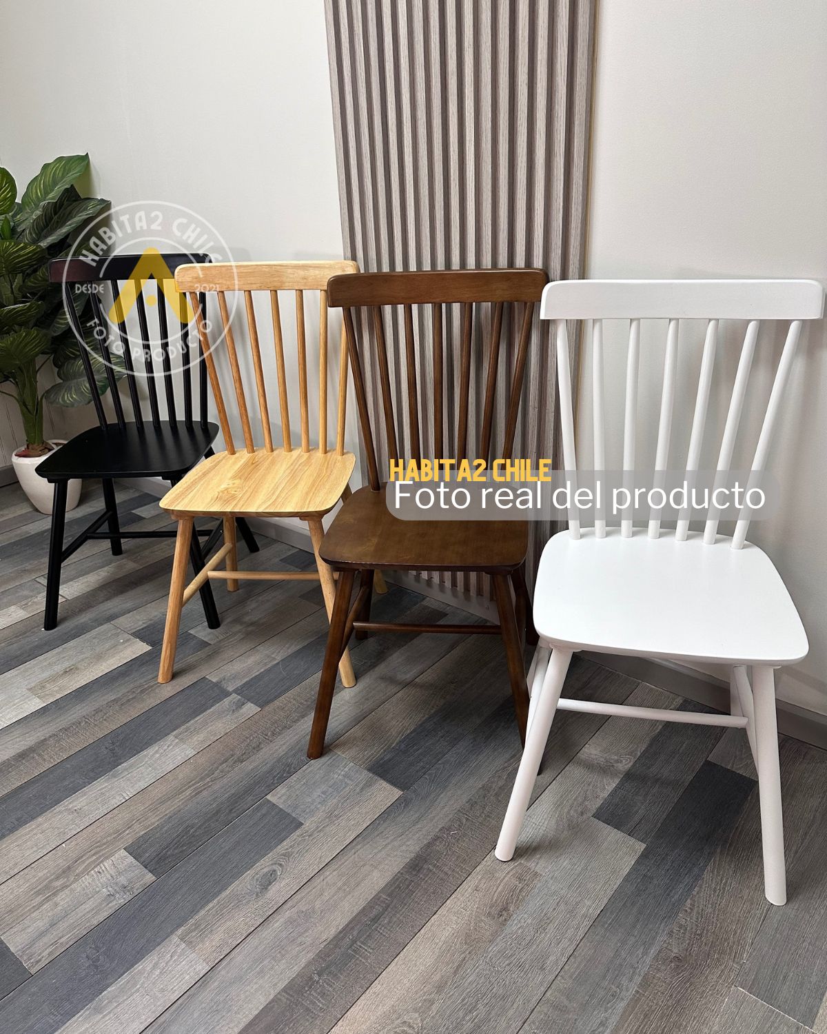 Pack 4 Sillas Windsor Madera