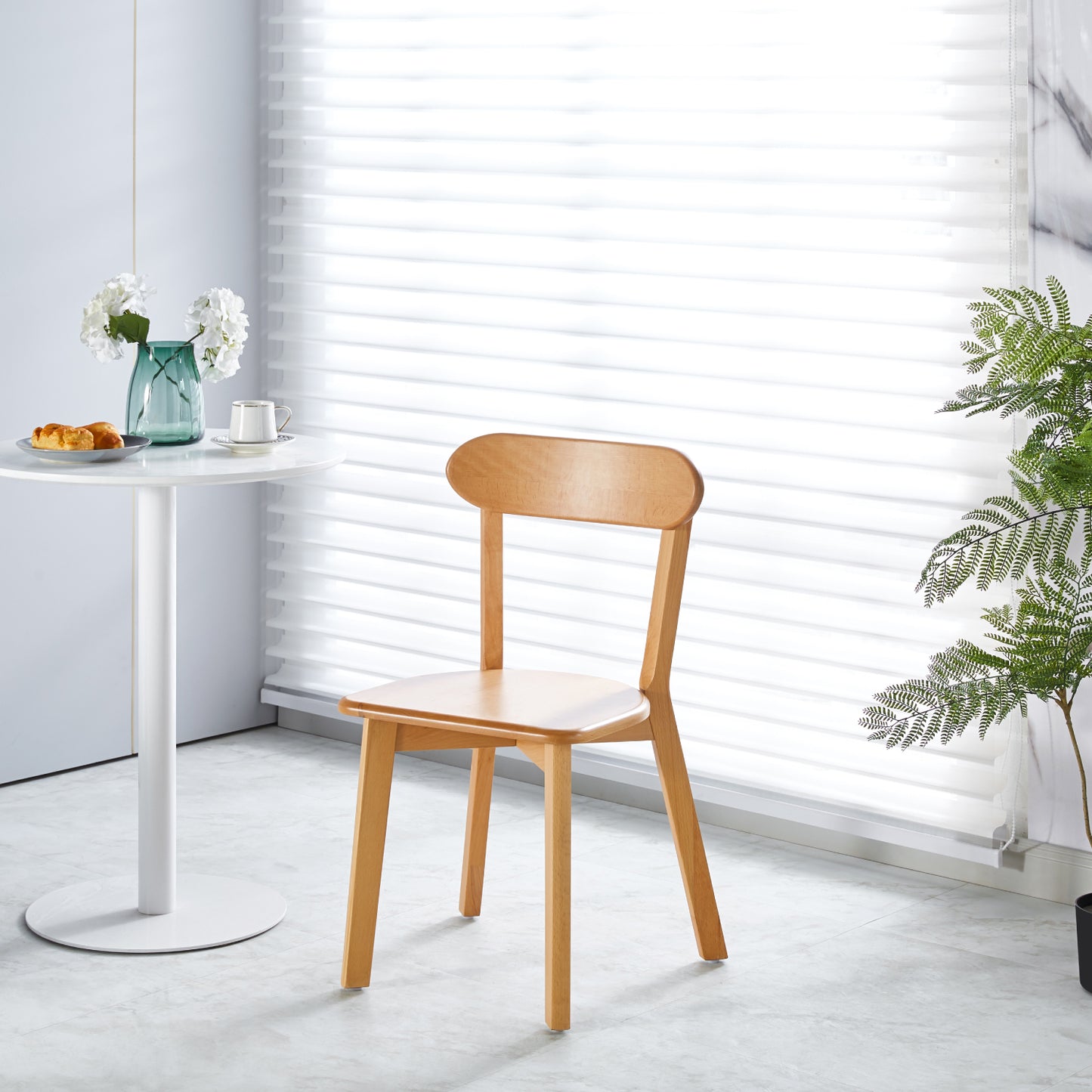 Pack 4 Sillas de Madera Fresno