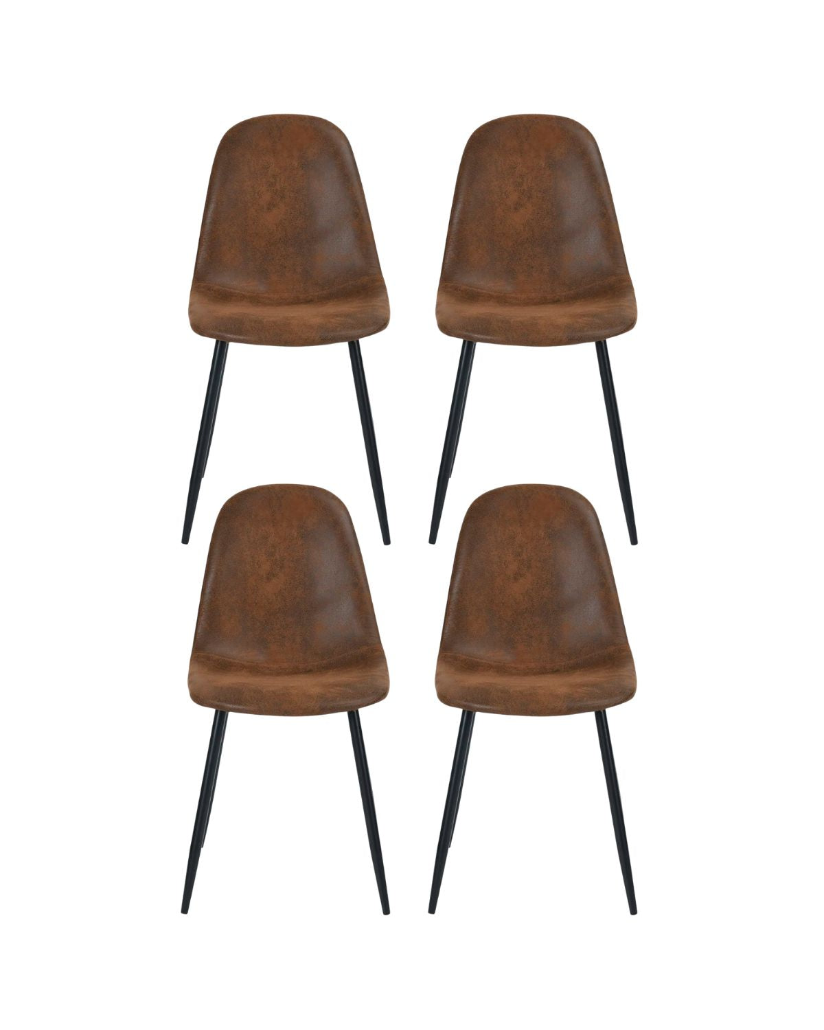 Pack 4 Sillas Trendy Ecocuero