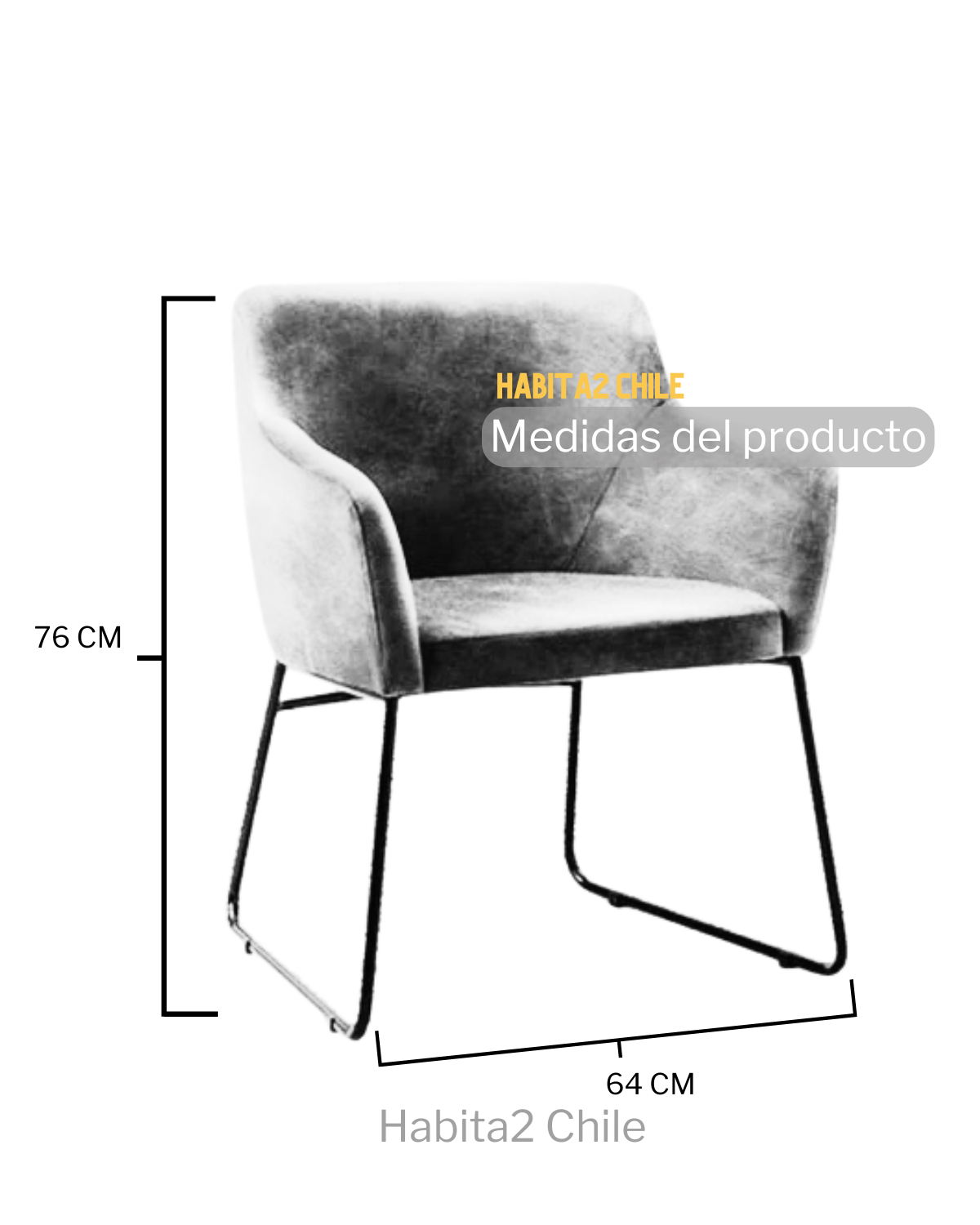 Pack 2 Poltronas Leah