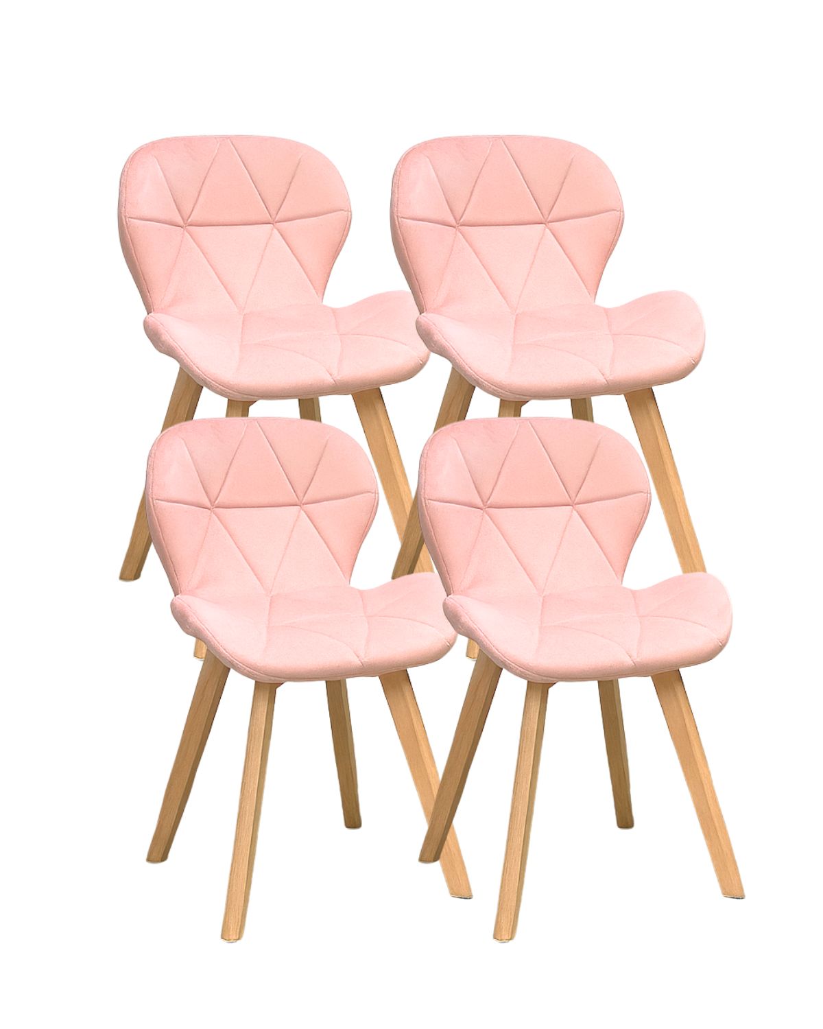 Pack 4 Sillas Velvet