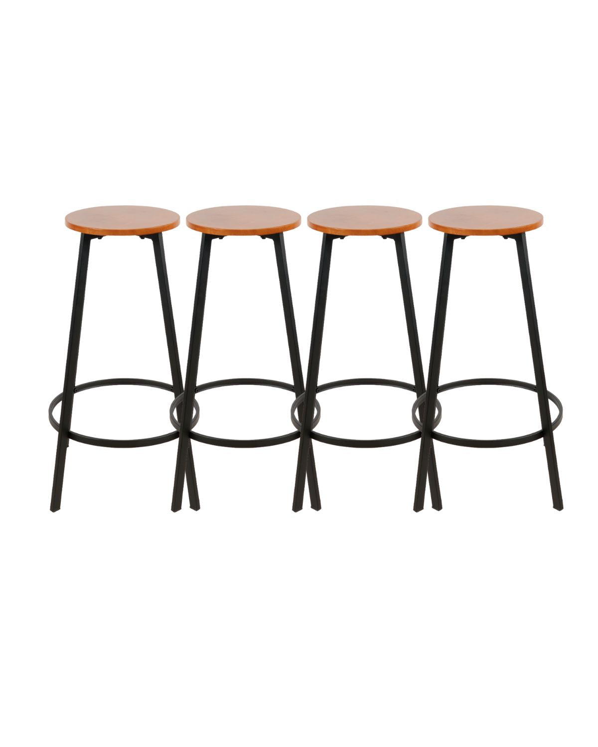 Pack 4 Pisos de bar Industry 75 cm