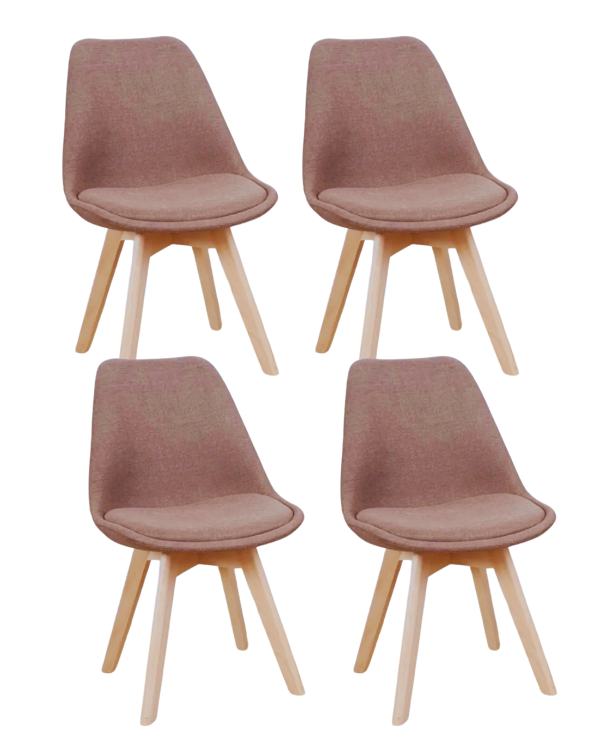 Pack 4 Sillas Tulip Lino
