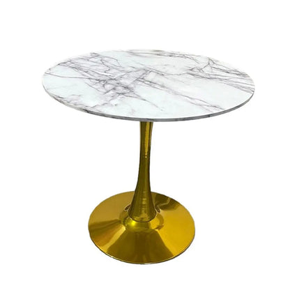 Mesa Tulip Gold 80 cm