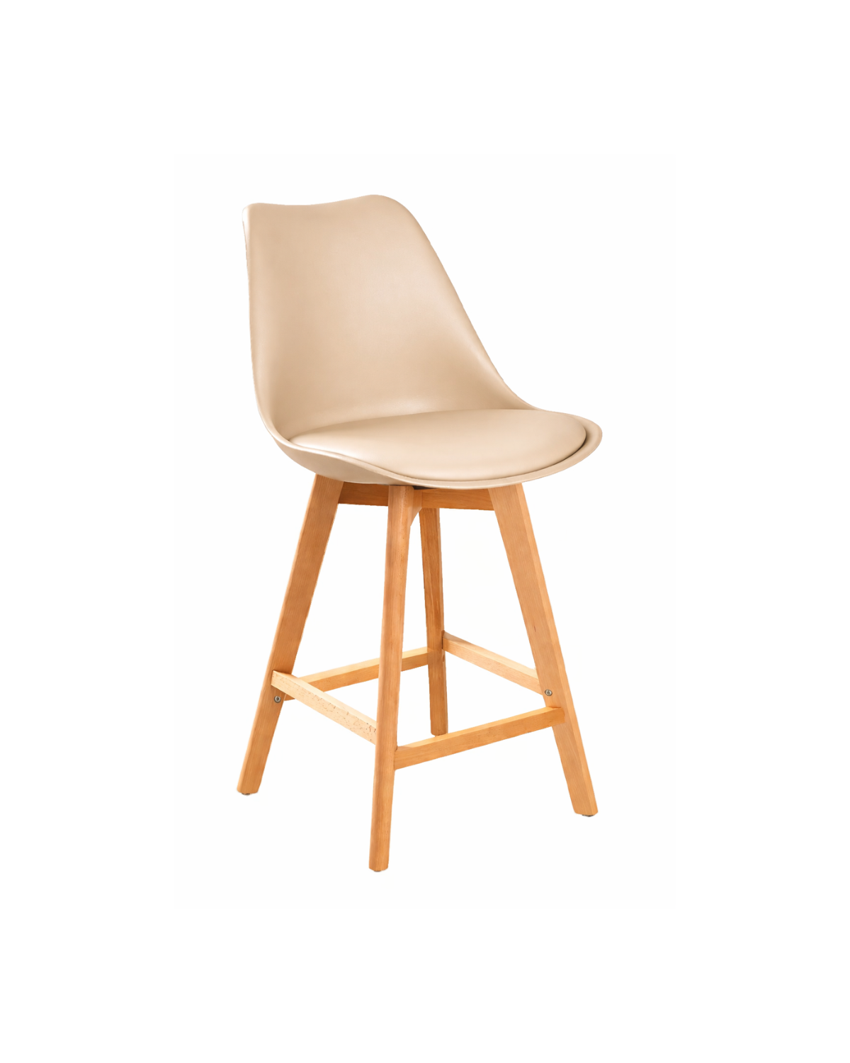 Taburete Tulip Wood 66 cm