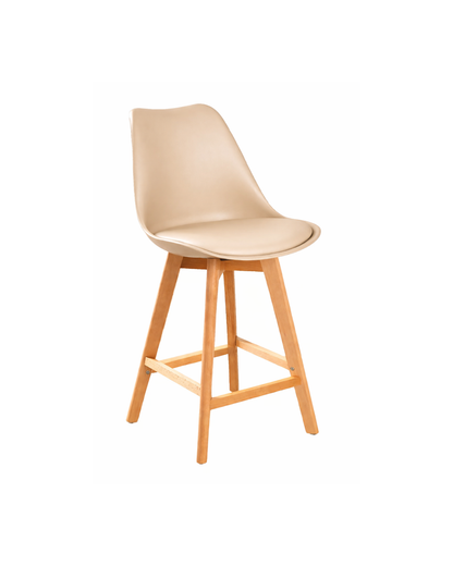 Taburete Tulip Wood 66 cm