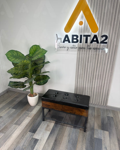 Banco Industrial con Baúl