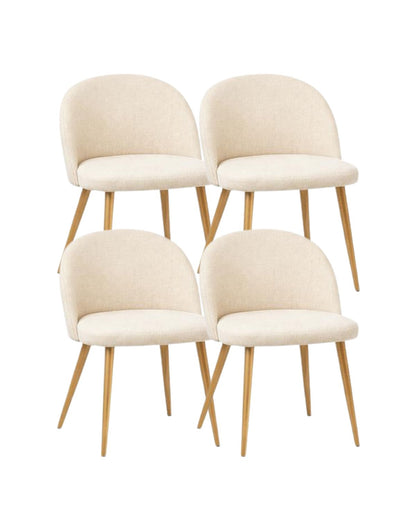 Pack 4 Silla Nordic Lino Wood