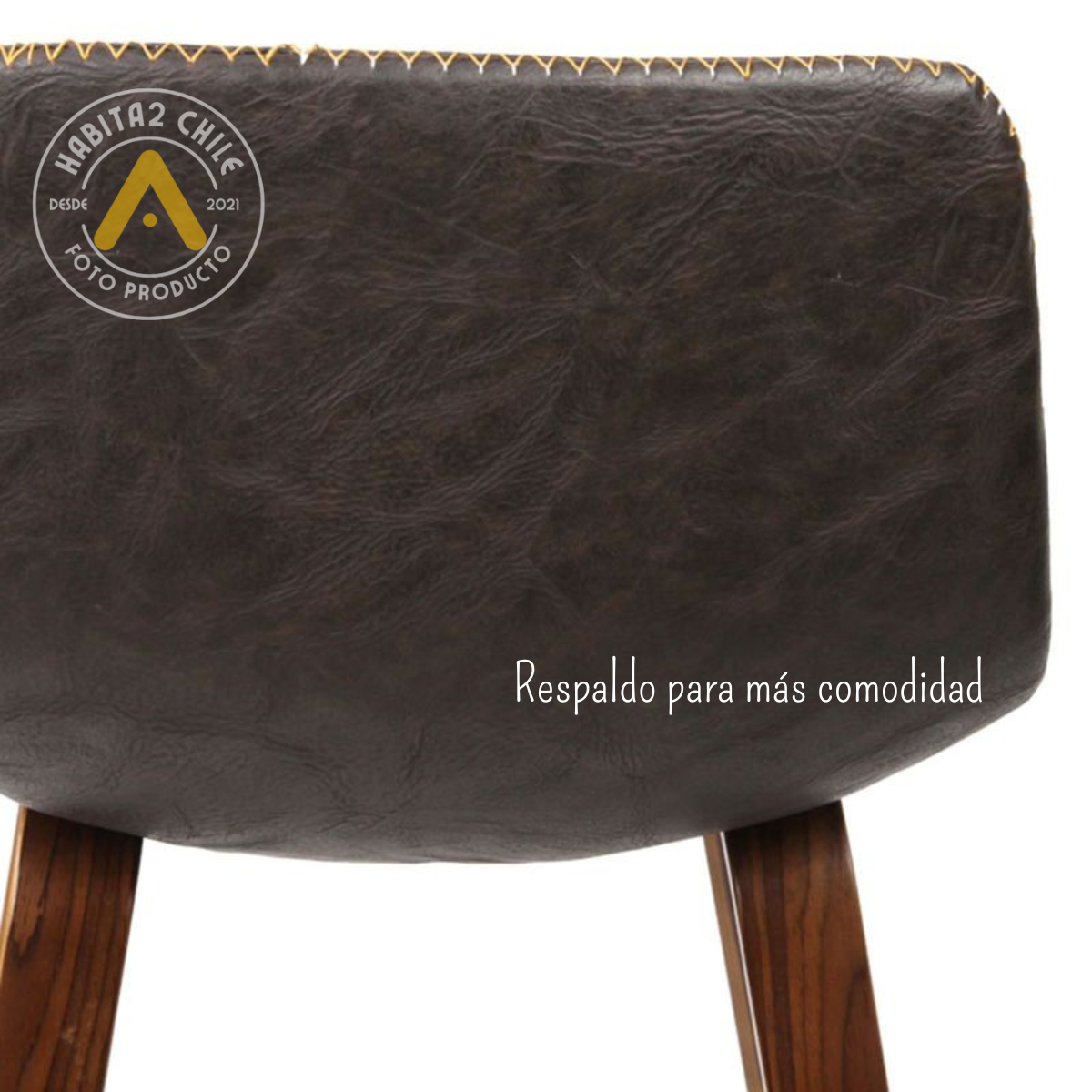 Taburete Cuero 75 cm