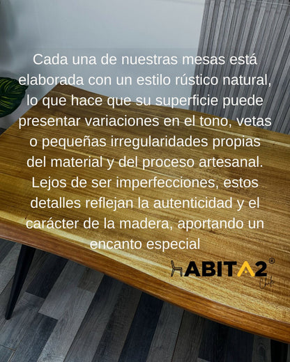 Mesa Rustic 140x80 cm