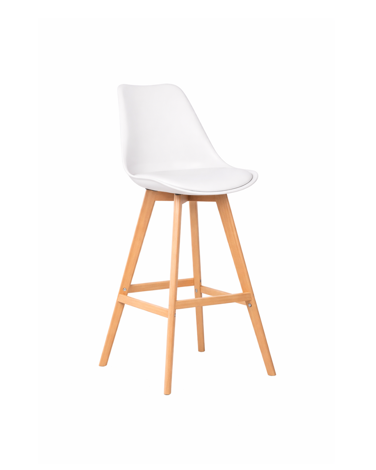 Taburete Tulip Wood 76 cm