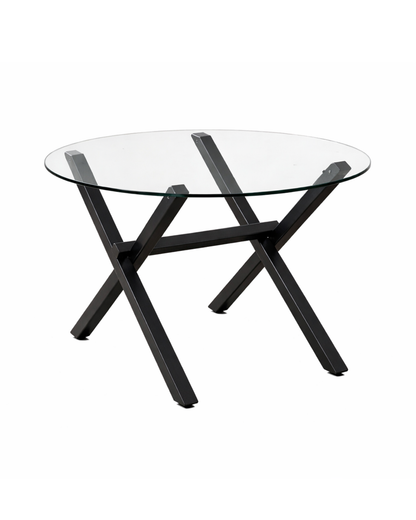 Mesa X Black Redonda 120 Cm