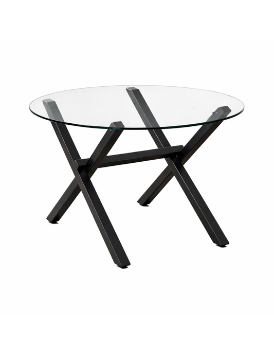 Mesa X Black Redonda 120 Cm