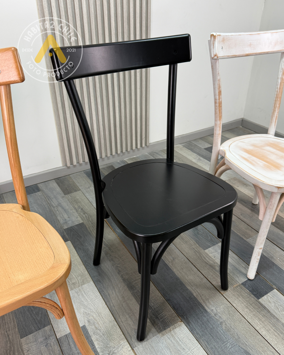 Pack 4 Sillas Vintage de Madera