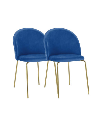 Pack 2 Silla Nordic Felpa Gold