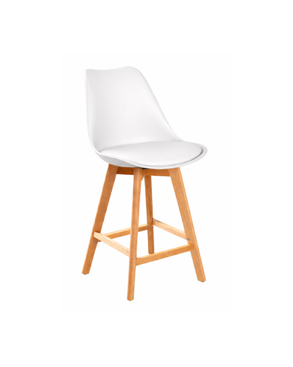 Taburete Tulip Wood 66 cm