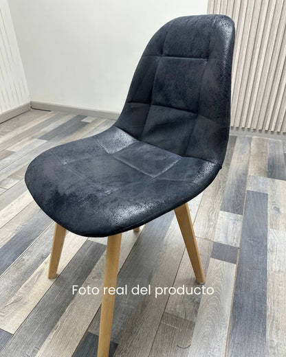 Silla Capitone Gamuza