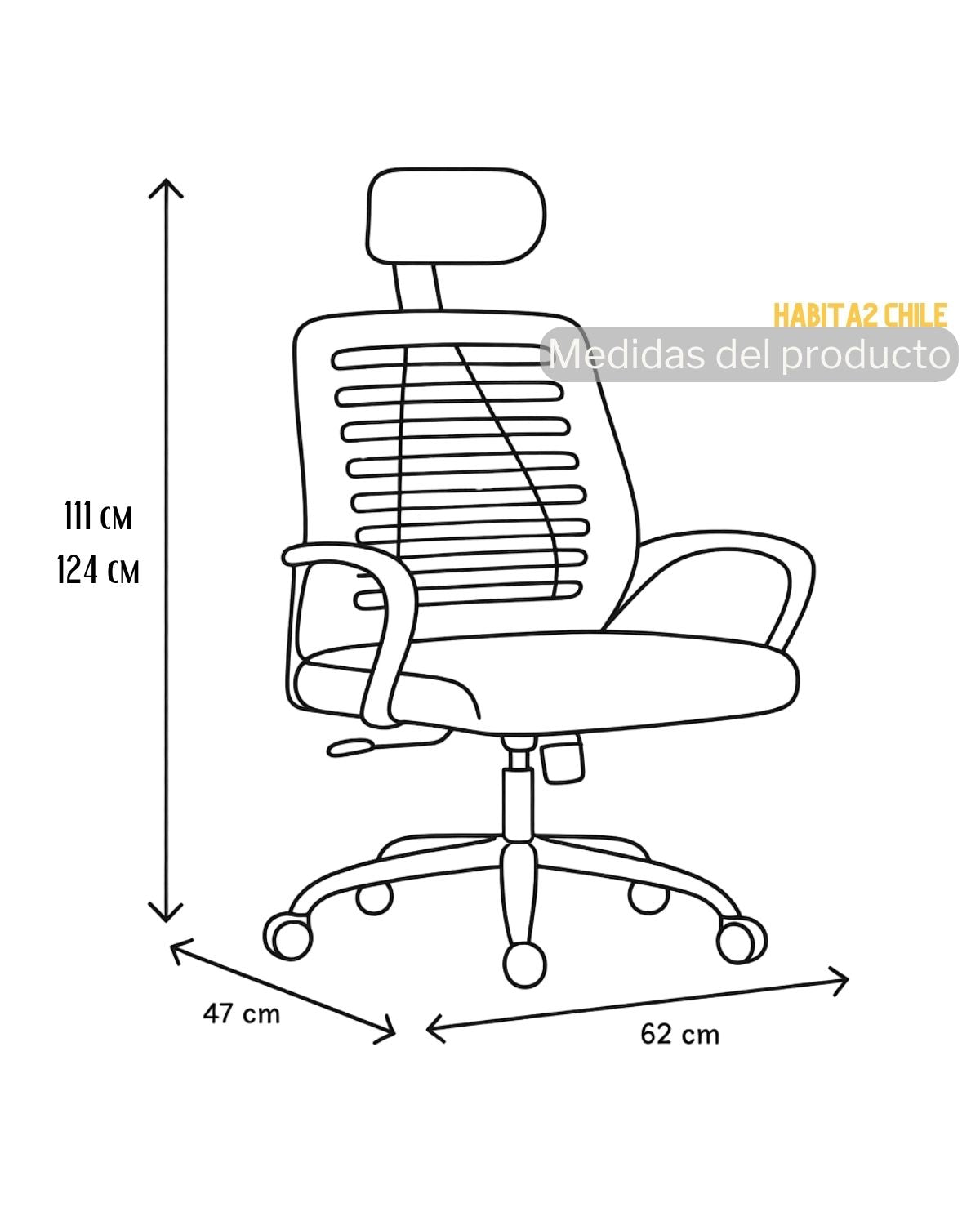 Silla de oficina Lina Basic