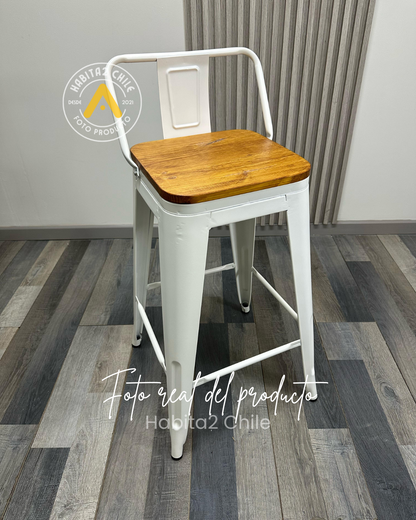 Taburete Tolix Wood 66 cm
