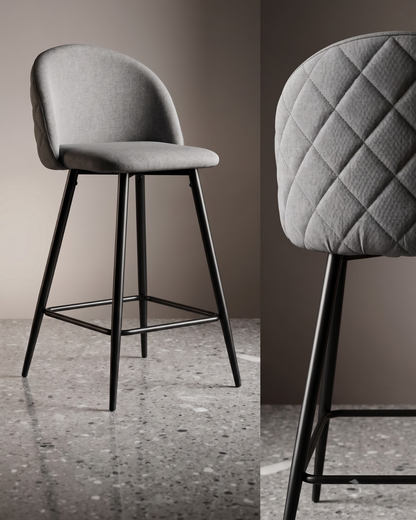 Taburete Deluxe Black Lino 64 cm