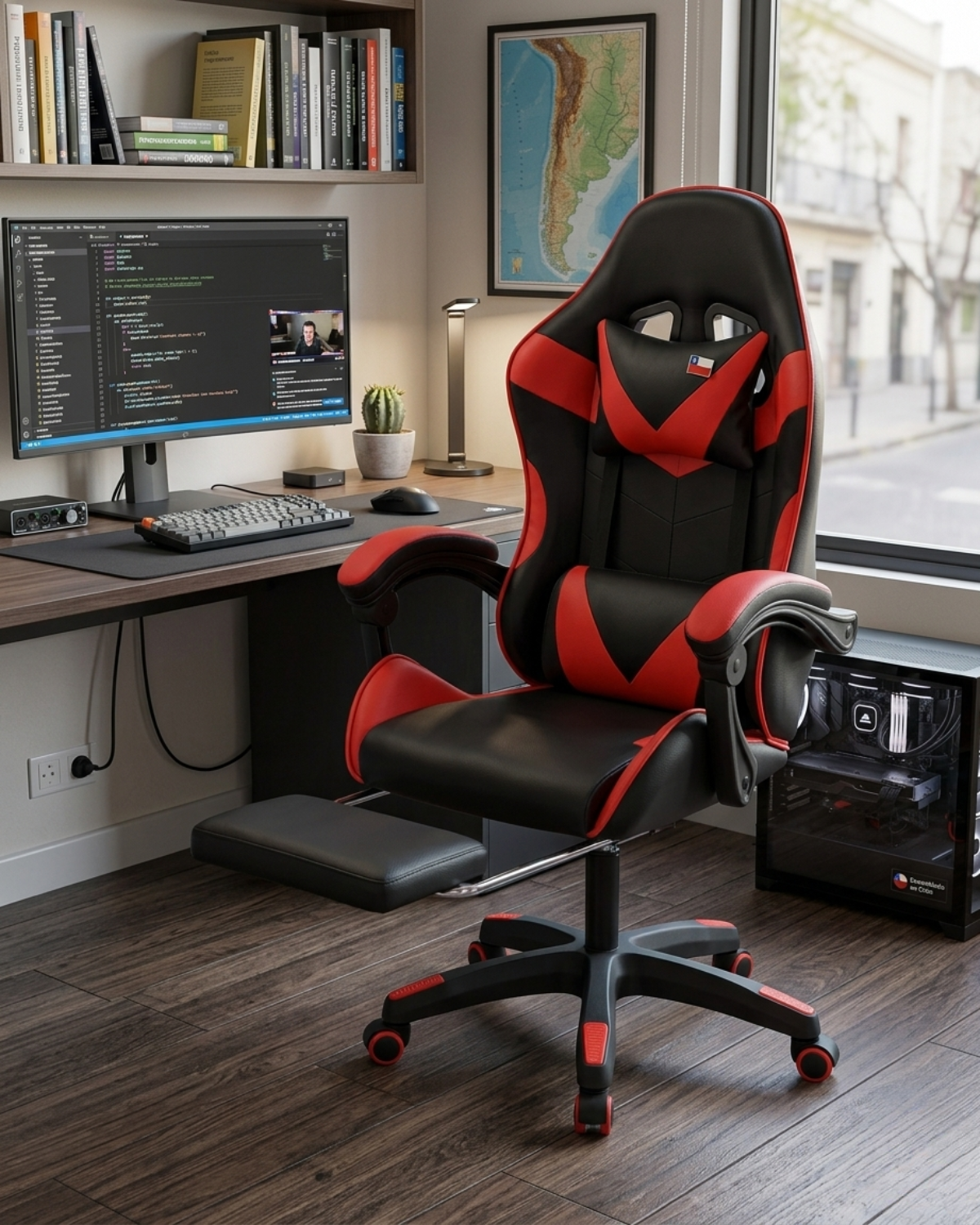 Silla Gamer PC Rot