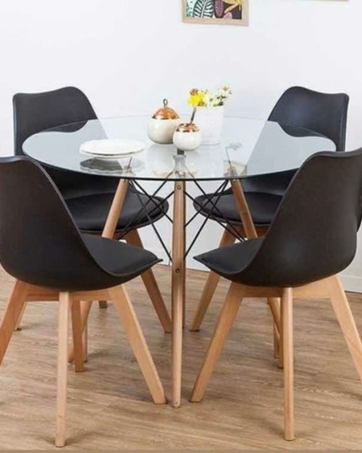 Comedor Tulip Glass