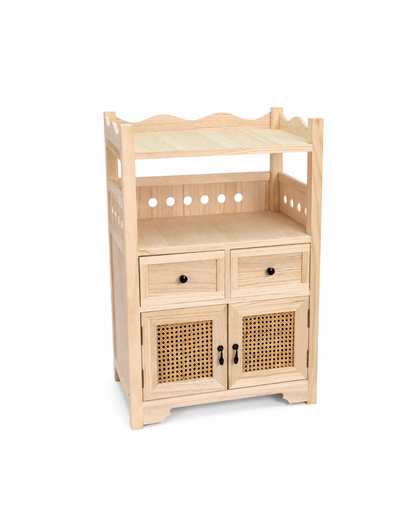 Buffet Atelier Madera y Rattan