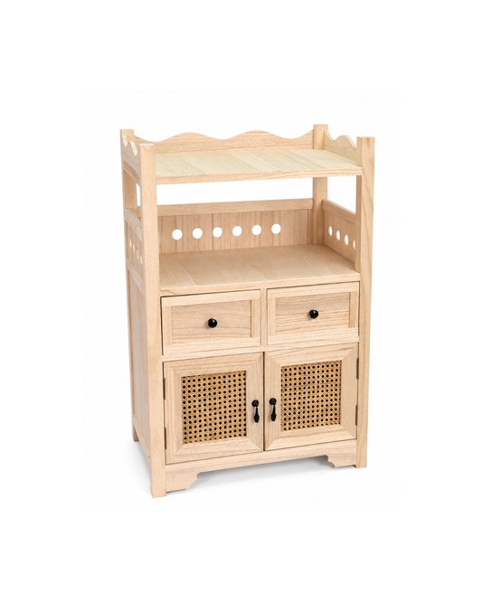 Buffet Atelier Madera y Rattan