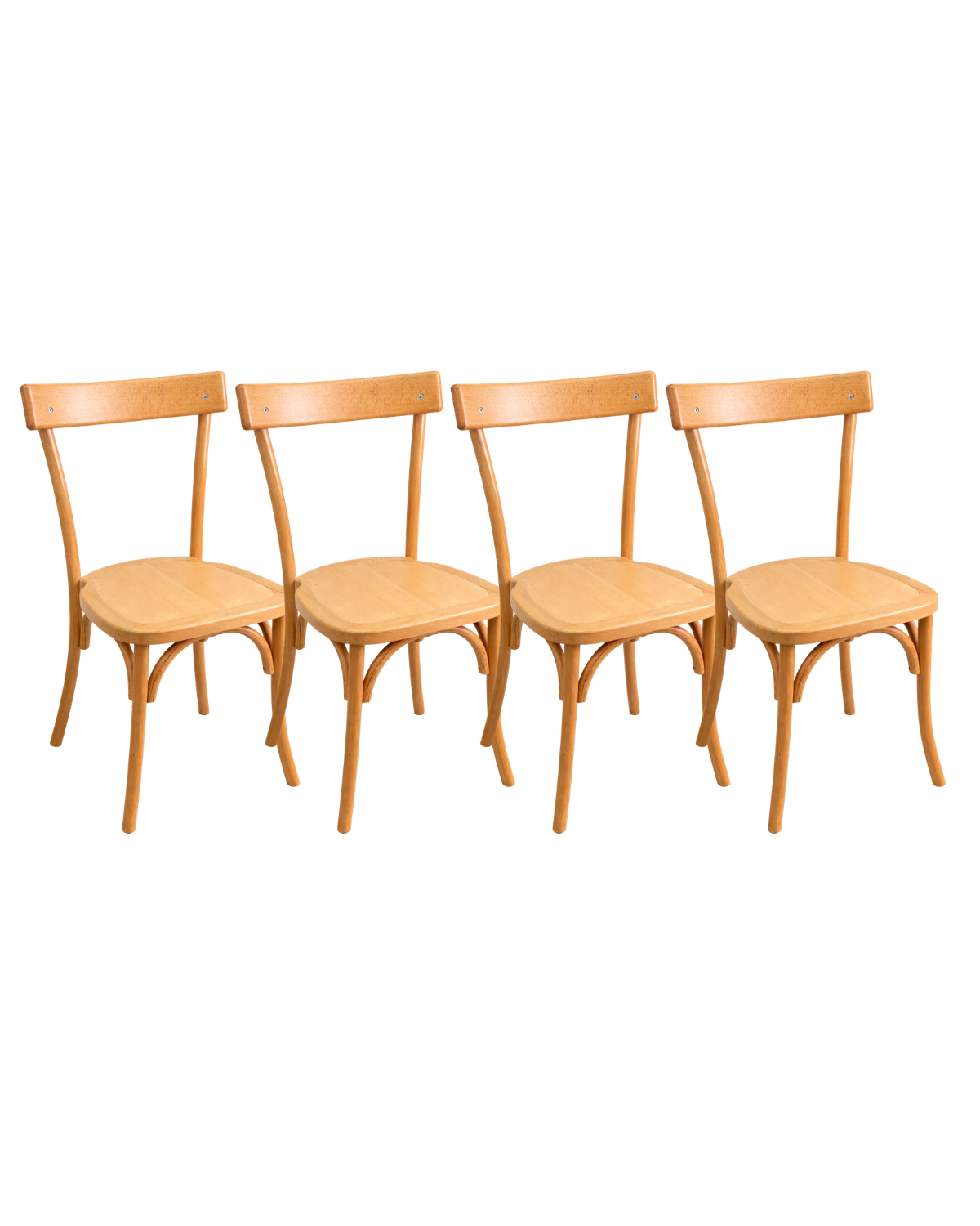 Pack 4 Sillas Vintage de Madera