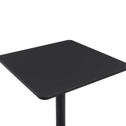 Mesa Tubo MDF 70x70 cm NEGRO