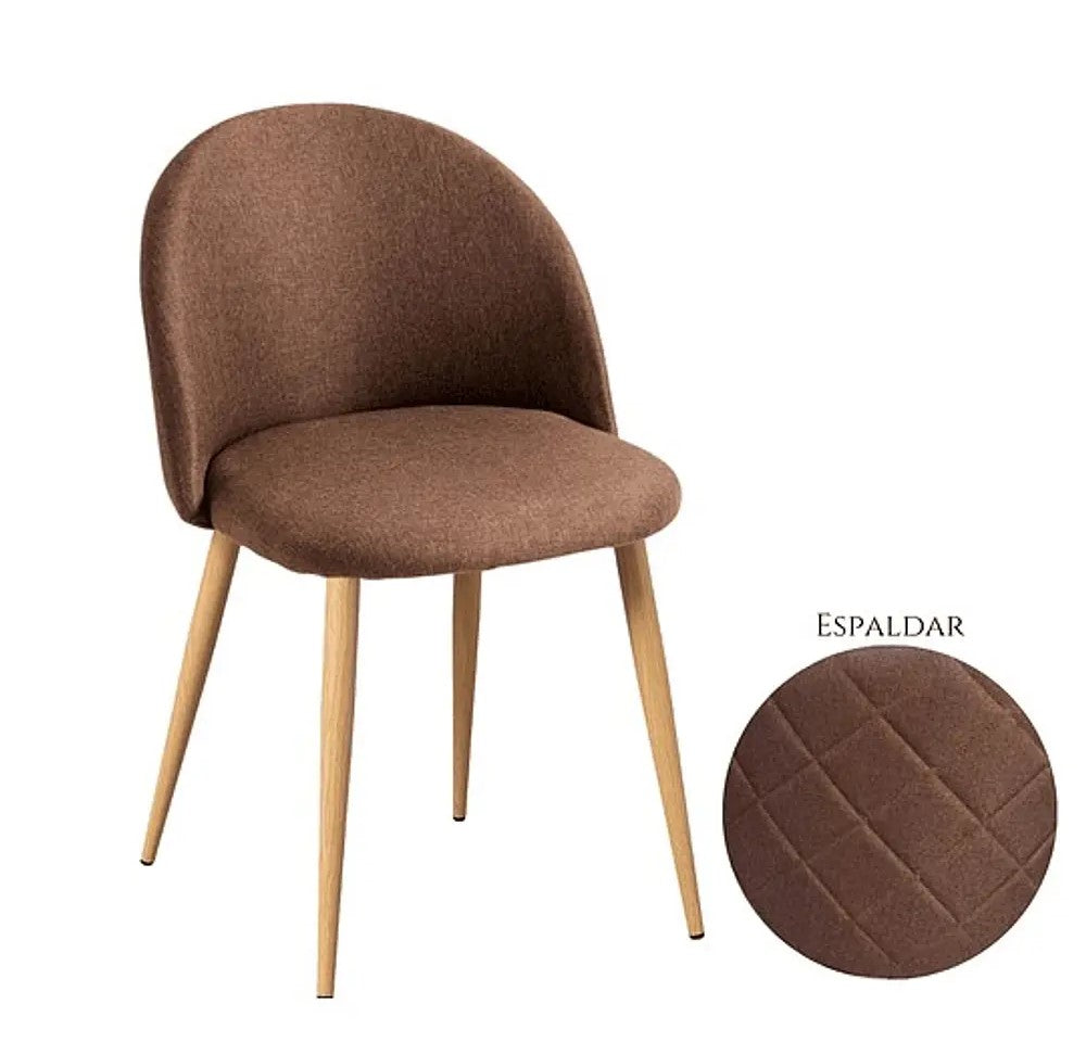 Silla Nordic Lino Wood