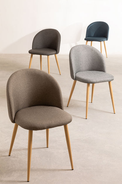 Silla Nordic Lino Wood