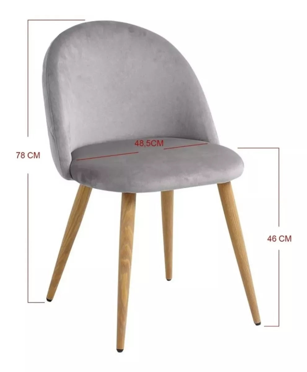 Silla Nordic Lino Wood