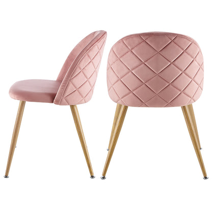 Pack 2 Sillas Nordic Felpa Wood