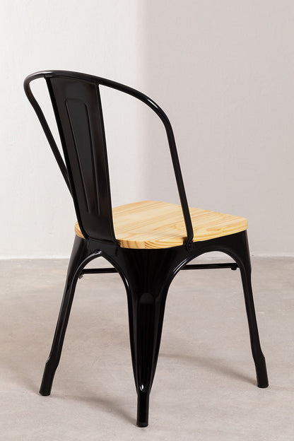 Silla Tolix Wood