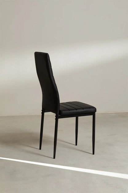Pack 4 Sillas Dining All Black
